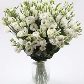 Монобукет с эустомой &laquo;Рассвет&raquo; от интернет-магазина «Донна Роза» в Кемерове