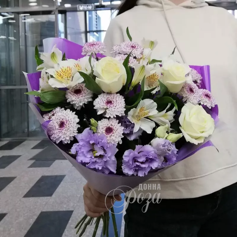 Сборный букет &laquo;Сиреневый туман&raquo;