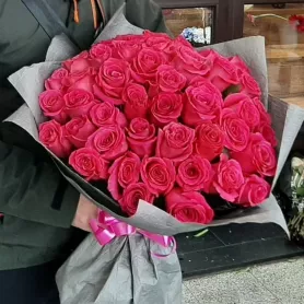 Монобукет из роз &laquo;Румба&raquo; от интернет-магазина «Донна Роза» в Кемерове