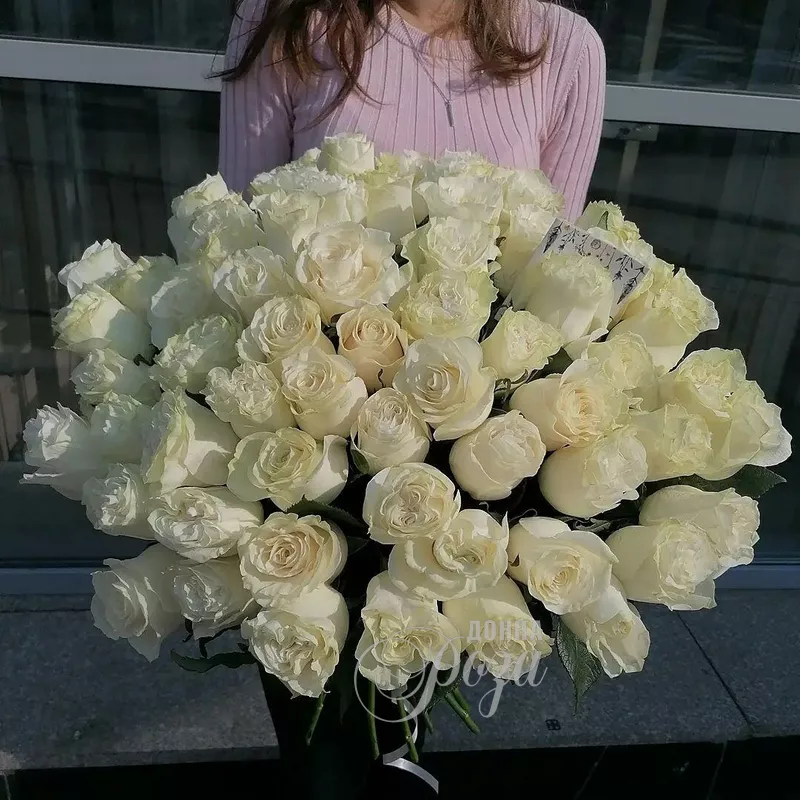 Белая роза нежности 1