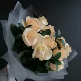 Букет &laquo;Крем Брюле&raquo; от интернет-магазина «Донна Роза» в Кемерово