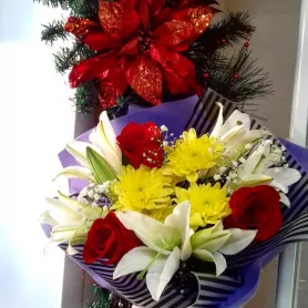 Сборный букет &laquo;Благодарю&raquo; от интернет-магазина «Донна Роза» в Кемерове