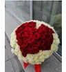 Монобукет из роз в виде сердца