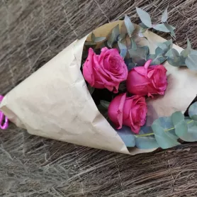 Монобукет &laquo;Малинки&raquo; от интернет-магазина «Донна Роза» в Кемерове