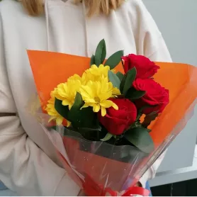 Сборный букет &laquo;Заветная мечта&raquo; от интернет-магазина «Донна Роза» в Кемерове