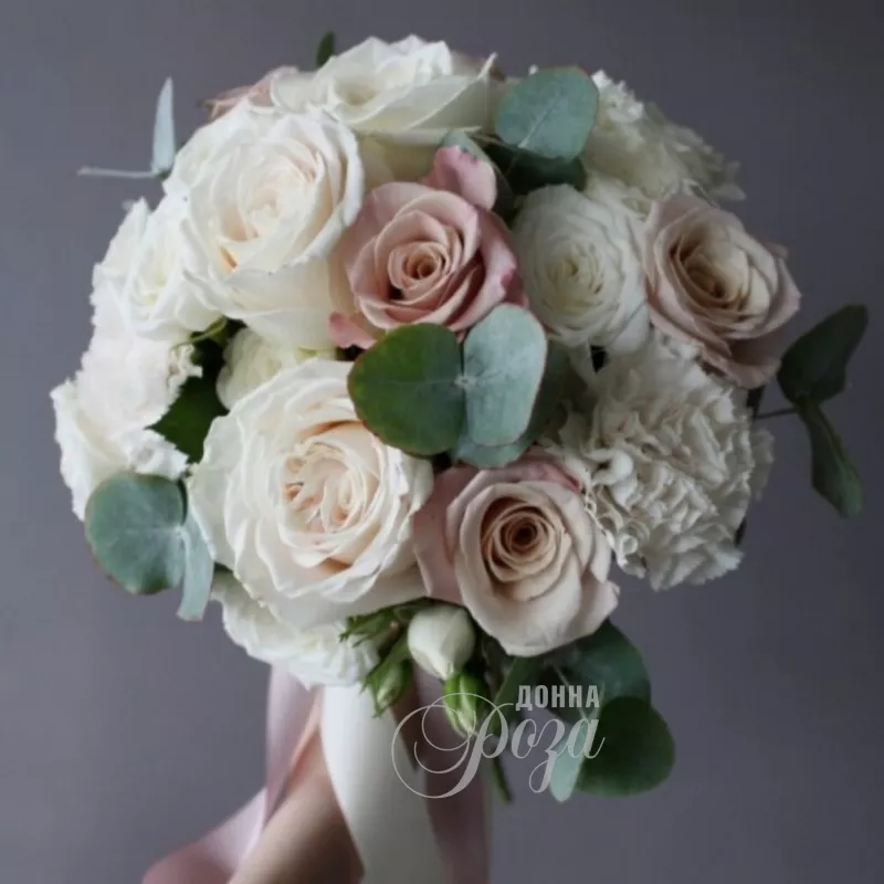 Букет невесты &laquo;Первый иней&raquo;