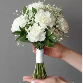 Букет невесты &laquo;Созвездие девы&raquo; от интернет-магазина «Донна Роза» в Кемерове