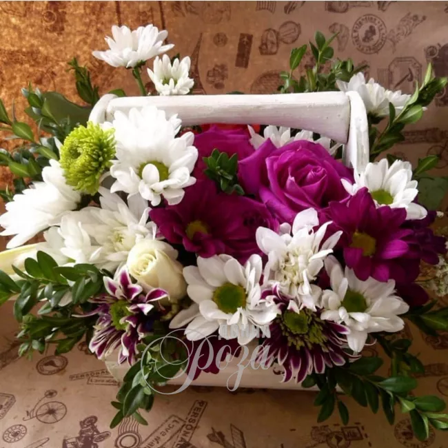 Композиция в корзине &laquo;Кетрин&raquo;
