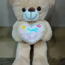 Мягкая игрушка &laquo;Медведь с сердцем&raquo; от интернет-магазина «Донна Роза» в Кемерово