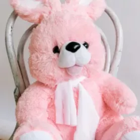 Мягкая игрушка &laquo;Заяц розовый&raquo; от интернет-магазина «Донна Роза» в Кемерово