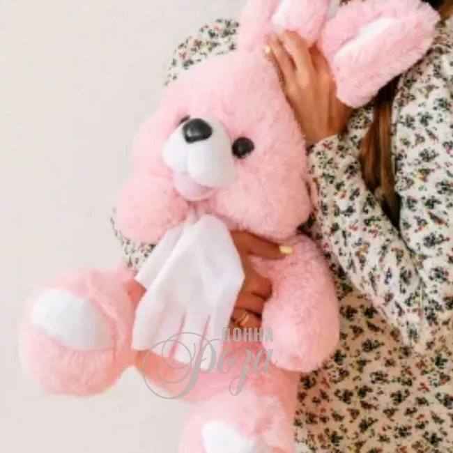 Мягкая игрушка &laquo;Заяц розовый&raquo; 1