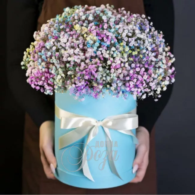 Композиция в шляпной коробке &laquo;Созвездие&raquo;