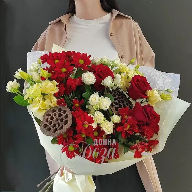 Авторский букет &laquo;Брусничный пирог&raquo; 1