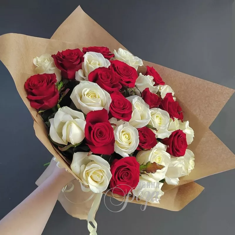 Монобукет роз &laquo;Мамочке&raquo;