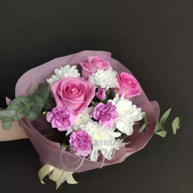 Сборный букет &laquo;Первый поцелуй&raquo; 2