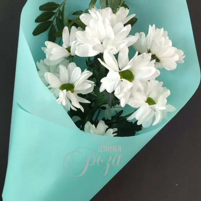 Монобукет из хризантем &laquo;Добрый день!&raquo; 1