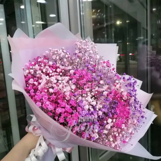 Монобукет с гипсофилой &laquo;Нежное облако&raquo;