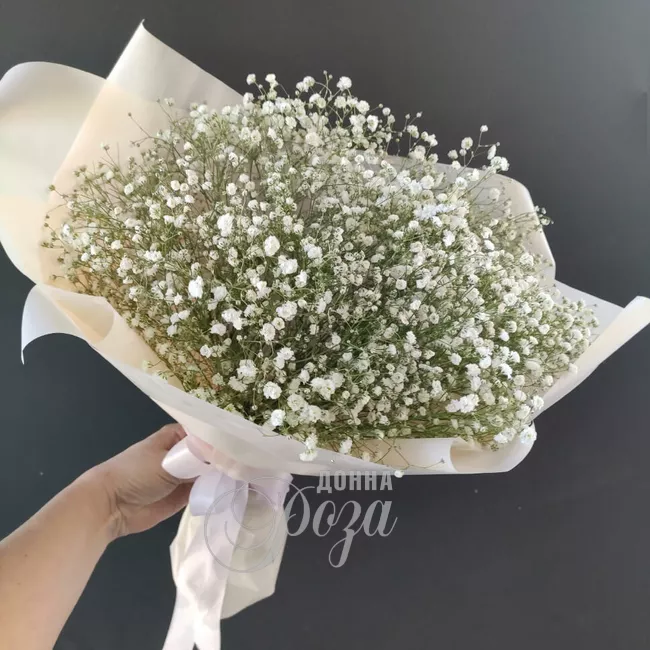 Монобукет из гипсофил &laquo;Звездное небо&raquo;