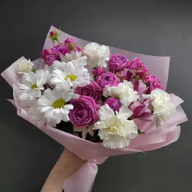 Букет "Кудряшка" от интернет-магазина «Донна Роза» в Кемерово