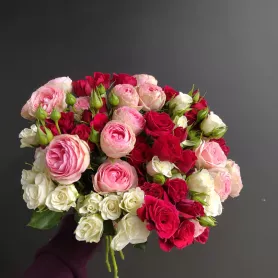 Букет "Гармония" от интернет-магазина «Донна Роза» в Кемерово