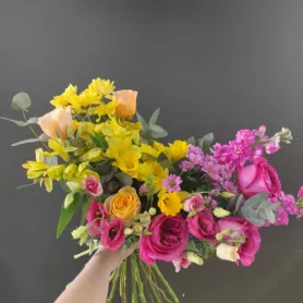 Букет "Шок контент" от интернет-магазина «Донна Роза» в Кемерове