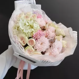 Букет &laquo; Молочная девочка&raquo; от интернет-магазина «Донна Роза» в Кемерове