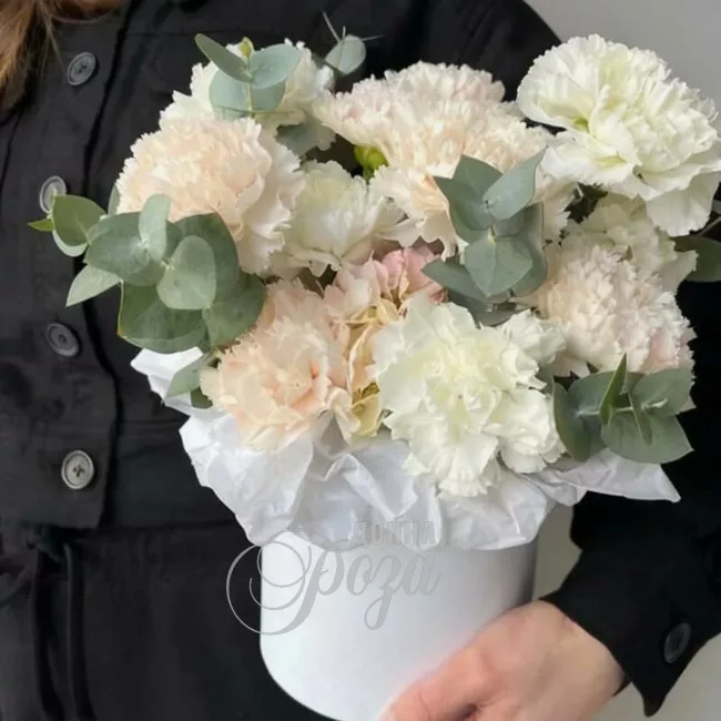  Композиция в шляпной коробке &laquo;Альпийское сияние&raquo; 1