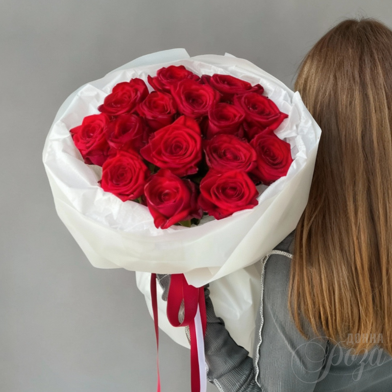 Букет «Красная роза» 2