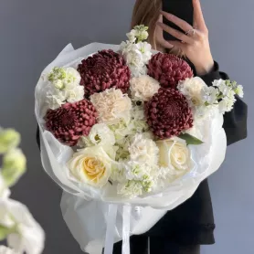 Букет &laquo;Бигуди&raquo; от интернет-магазина «Донна Роза» в Кемерове