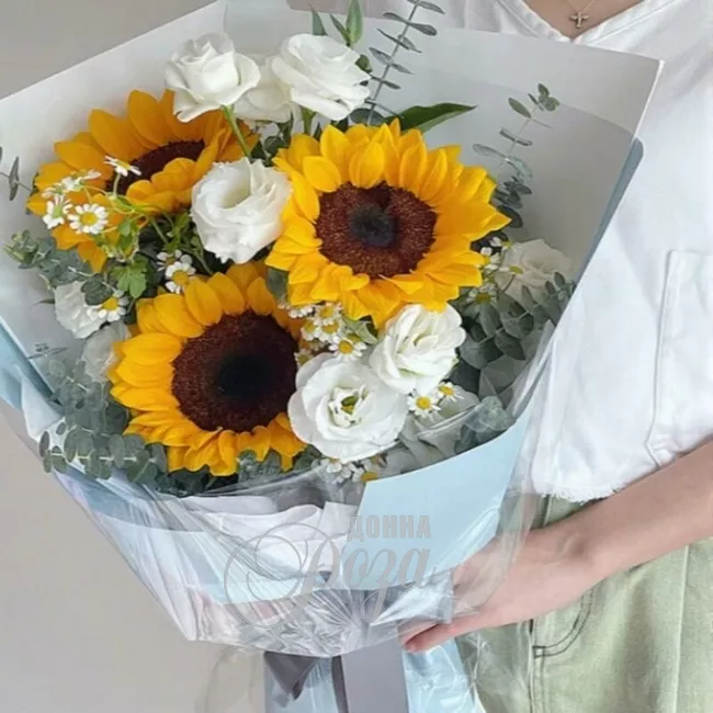 Букет &laquo;Солнышко в руках&raquo; 1