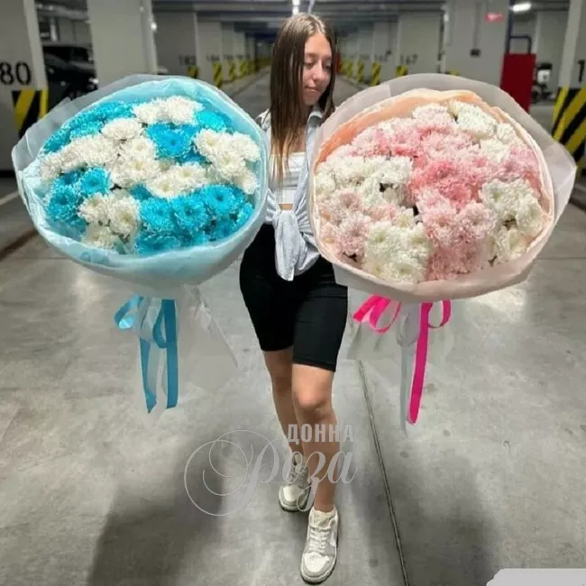 Букет &laquo;Гигант из хризантем&raquo;