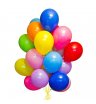Набор цветных гелиевых шаров 15 штук
