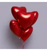 Набор фольгированных шаров в форме сердца 5 штук