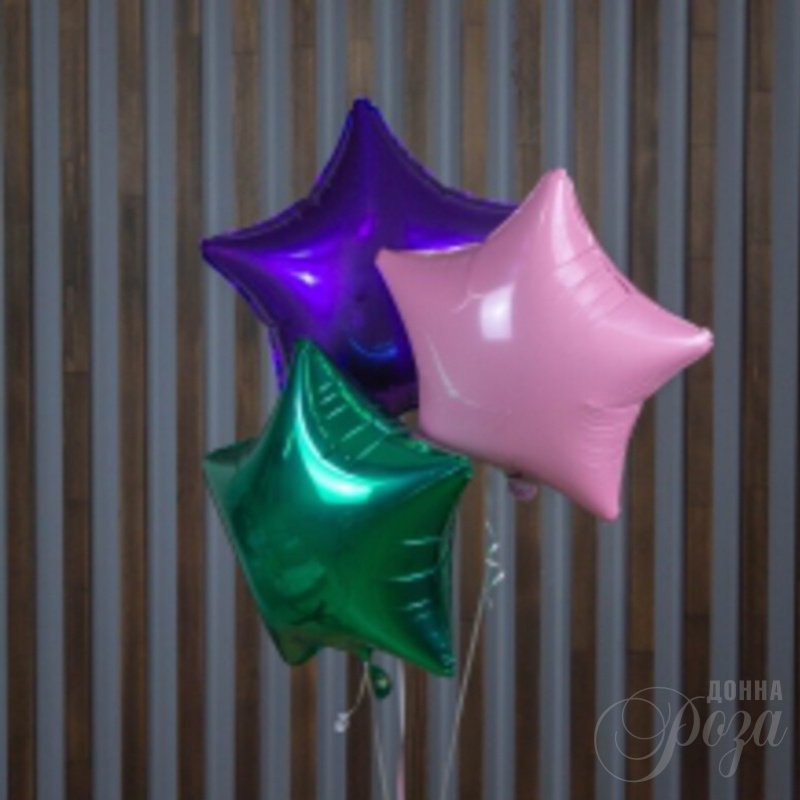 Набор шаров гелиевых фольгированных 3 шт