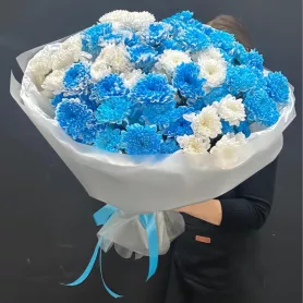 Букет &laquo;Небесные цветы&raquo; от интернет-магазина «Донна Роза» в Кемерове