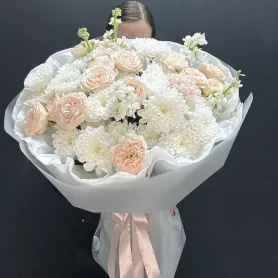 Букет &laquo;Мамина улыбка&raquo; от интернет-магазина «Донна Роза» в Кемерове