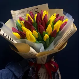 Букет &laquo;Цветочное рослание&raquo; от интернет-магазина «Донна Роза» в Кемерово