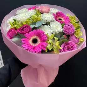 Букет &laquo;Весенние утро&raquo; от интернет-магазина «Донна Роза» в Кемерово