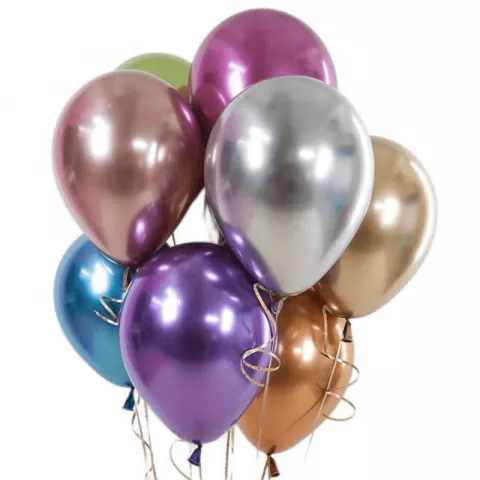 Воздушные шары гелиевые набор 9 штук от интернет-магазина «Донна Роза» в Кемерове